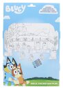 Bluey Ausmal- und Spielwelt Set