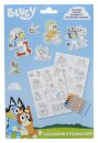 Bluey Sticker-Malset