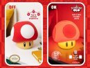 Super Mario SquishyGlo Silikon-Leuchte Super Mushroom...