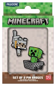 Minecraft Ansteck-Pin 2er-Pack