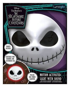 Nightmare Before Christmas Leuchte Jack Skellington Maske mit Bewegungssensor 23 cm