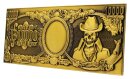 One Piece Replik 10.000 World Berry Metall-Banknote 6 x 15 cm