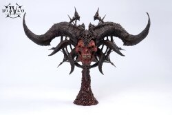 Diablo IV Art Mask Replik 1/2 Scale Mephisto 43 cm