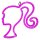 Barbie Wandleuchte LED Neon