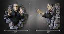 Frankenstein Wand-Skulptur 1/1 Boris Karloff als Frankensteins Monster 94 x 94 cm