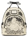 Alice in Wonderland Embroidered Floral Mini Backpack