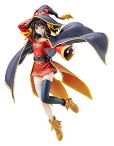 Konosuba x Haruhi Suzumiya PVC Figur 1/7 Haruhi Suzumiya Megumin Collaboration Ver. Illustration by Noizi Ito 25 cm