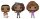 Whitney Houston POP! Icons Vinyl Figuren 3er-Pack Exklusive Edition 9 cm