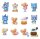 Tom & Jerry Gokko Mystery Minis Minifiguren 5 cm Display (12)