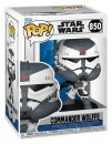 Star Wars Animation POP! Vinyl Figur Comm Wolffe 9 cm