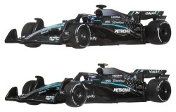 Formel 1 Hot Wheels Premium Die-Cast Fahrzeuge 2er-Pack 1:64 Team Mercedes-AMG PETRONAS