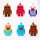 Domo Plastikfigur 8 cm Blind Bag Display (12)