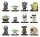 Star Wars Mystery Minis Minifiguren 5 cm The Mandalorian and Grogu Series 2 Display (12)