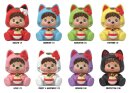 Monchhichi Rokimoto Figur Cup of Fun Lucky Cat Series 10...