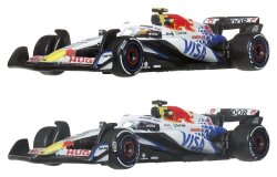 Formel 1 Hot Wheels Premium Die-Cast Fahrzeuge 2er-Pack 1:64 Team Visa Cash App Racing Bulls