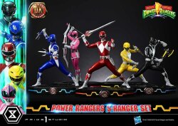 Mighty Morphin Power Rangers Premium Masterline Statuen 5er-Set 1/4 Deluxe Bonus Version 62 cm