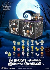 Nightmare Before Christmas Mini Mini Egg Attack Minifiguren Blind Box Sortiment (12) (Glow in the Dark)