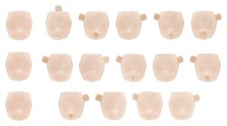 Megami Device M.S.G. Zubehör-Set für Plastic Model Kits 10 Face Set Puni Mofu 01 Skin Color A