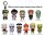 JoJos Bizarre Adventure 3D PVC-Taschenanhänger Serie 1 Blind Bag Display (24)