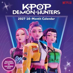 KPop Demon Hunters (2027) Quadratischer Wandkalender 30 x 30 cm
