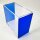 Evoretro Magnetische Acryl Display Case für ETB mit farbigen Seiten - Blau
