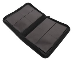 Evoretro Topload Album 2x2 160 Karten Schwarz 24,4 x 19,1 cm