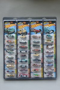 Evoretro Wand-Display für 32 verpackte Diecast-Autos 3er-Pack