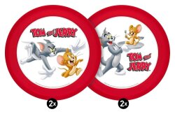 Tom & Jerry Teller 4er-Pack 21 cm
