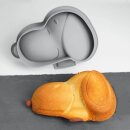 Peanuts Silikon-Backform Snoopy grau