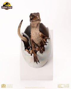 Jurassic Park Replik Velociraptor Hatching Egg 24 cm