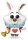 Alice im Wunderland POP! Vinyl Figur White Rabbit with Horn 9 cm