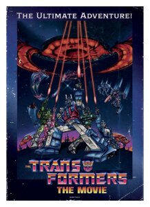 Transformers Kunstdruck The Movie 40th Anniversary Limited Edition 30 x 42 cm