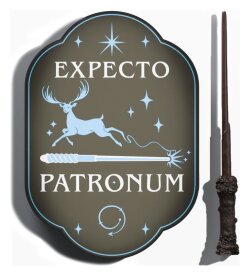 Harry Potter Lampe Expecto Patronum 17 cm