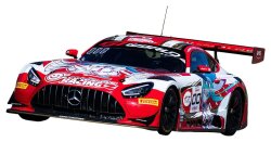 Hatsune Miku GT Project Fahrzeug 1/18 Hatsune Miku: AMG 2025 Spa 24H Ver. 26 cm