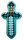 Minecraft Dekokissen Sword 45 cm