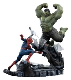 Marvel Comics Art Scale Statue 1/10 Spider-Man vs Hulk 38 cm