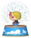 One Piece Mystery Minis Minifiguren Glitter Globes PDQ 5...