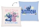 Lilo & Stitch Soft Velboa Kissen Stitch & Angel...