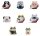Naruto Shippuden Mega Cat Project Nyaruto! Minifiguren The bond between master and disciple ver. Blind Box Sortiment (8) (Repeat)