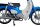 Honda Kaitanics Plastic Model Kit Super Cub 110 Glint Wave Blue Metalic