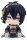 Touken Ranbu-ONLINE Look Up PVC Figur Munechika Mikazuki 11 cm