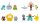 Pokémon Battle Figure Actionfiguren 3er-Pack ver. 29 Sortiment (4)