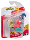 Pokémon Battle Figure Actionfiguren 3er-Pack Mimigma, Porygon & Glibunkel