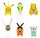 Pokémon Battle Figure Actionfiguren 6er-Pack