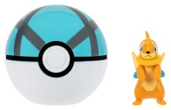 Pokémon Clip n Go Actionfigur Bamelin & Netzball