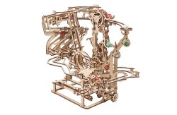 Ugears Modellbausatz aus Holz Murmel-Kettenbahn