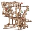 Ugears Modellbausatz aus Holz Murmel-Kettenbahn