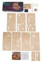 Ugears Modellbausatz aus Holz Murmel-Stufenbahn