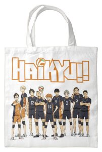 Tragetasche Haikyu Weiß 40 x 35 cm