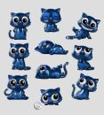 Cat Scans Minifiguren S1 6 cm Blind Box Display (9)